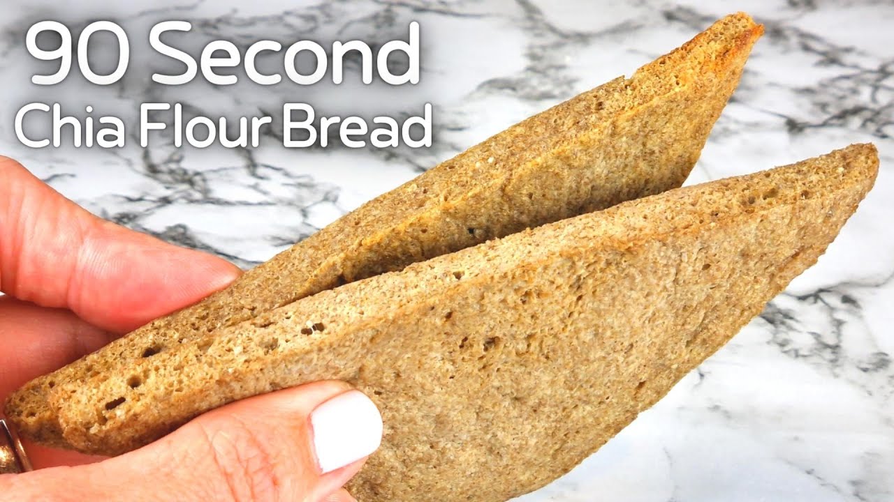 Рецепт 90-секундного кето-хлеба с мукой чиа