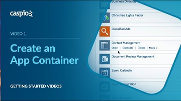 Create an App Container