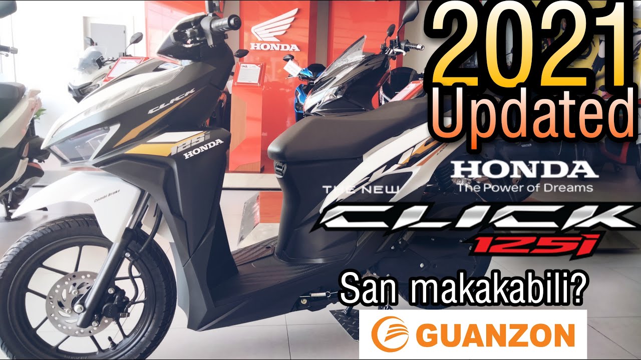 New Updated 2021 Honda Click 125i White Color - YouTube