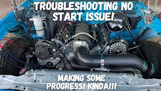 Box Chevy Build Ep.54 Troubleshooting No Start Problem, New Crank sensor Cold Air Intake installed!!