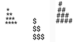 Blue J - Tutorials- Pattern Printing Triangular Of Symbols