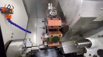 CNC Turning and milling compound power turret work