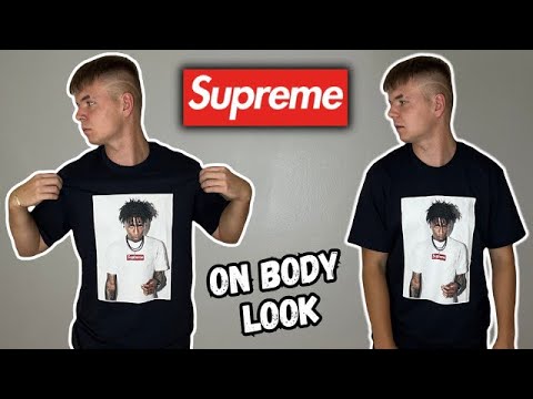 SUPREME NBA YOUNGBOY TEE REVIEW, SIZING, & ON BODY LOOK!