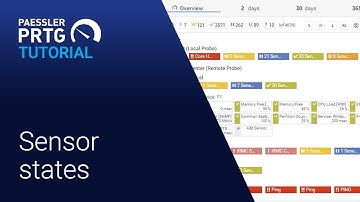 PRTG Tutorial - The Different States of Sensors
