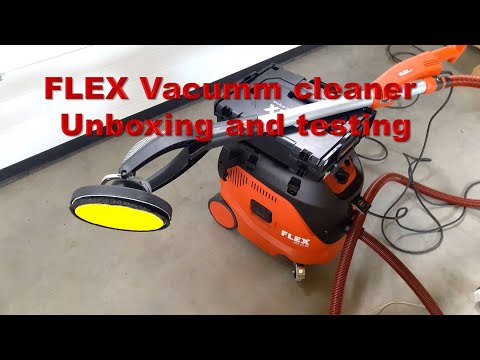 Unboxing and testing of FLEX 33 L AC vacuum cleaner