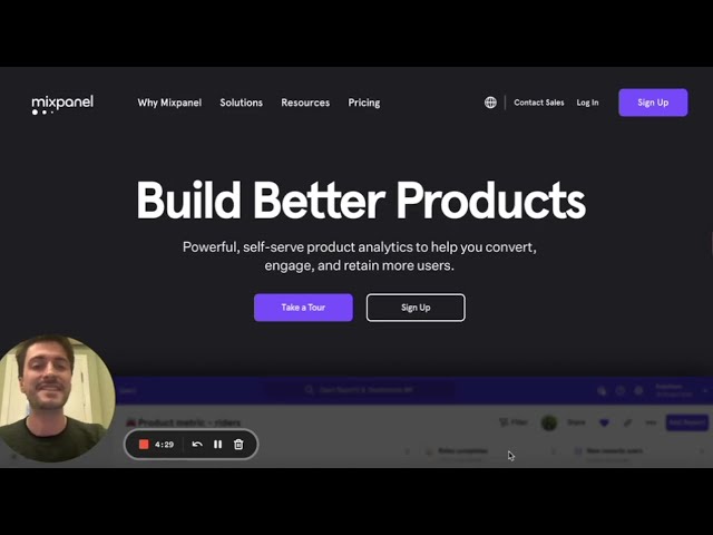 Mixpanel for Fintechs - Short demo