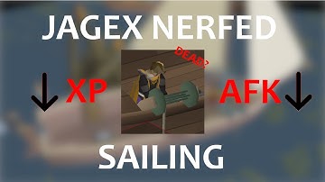 So, Jagex Changed Sailing XP Rates...