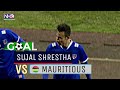 Sujal Shrestha&#39;s Goal vs Mauritious | International Friendly Series 2022 | 2nd Match