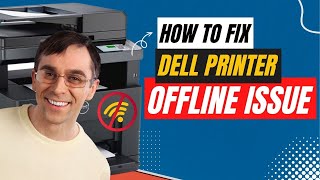 how to fix dell printer offline issue?  printer tales #dell #printer