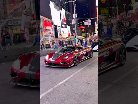 The World Record Koenigsegg Agera RS Ruthie In NYC 