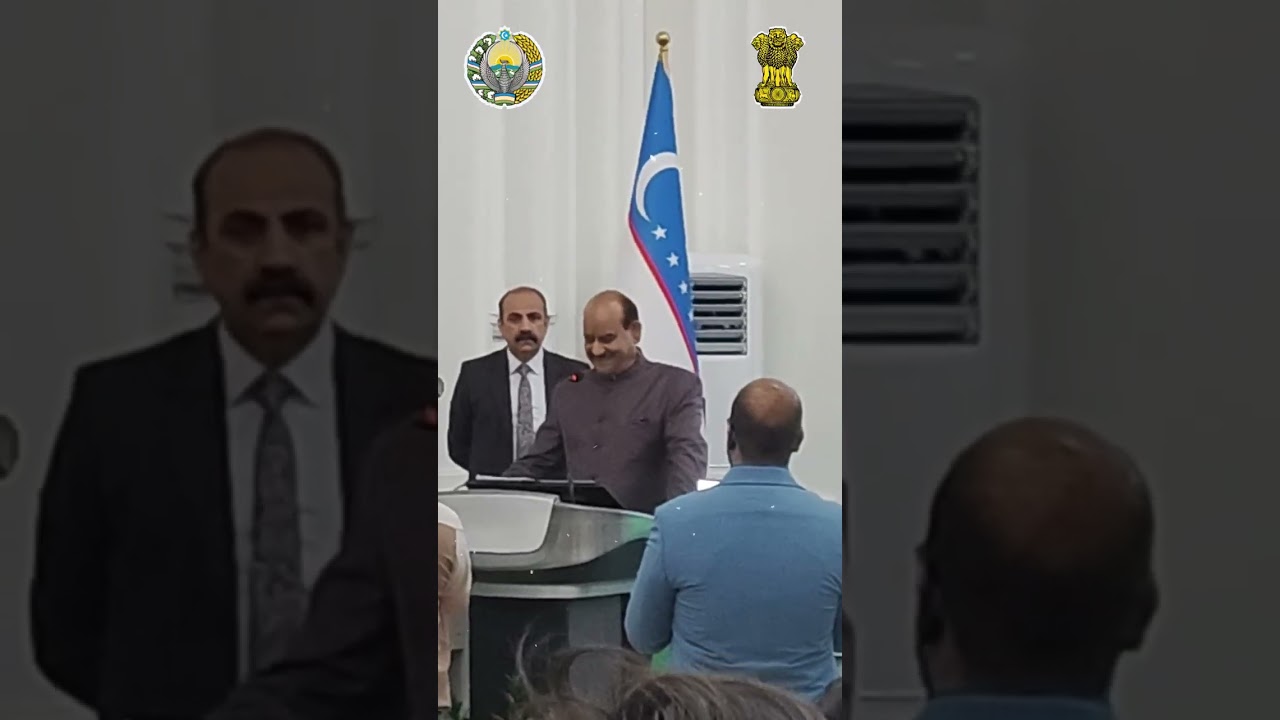 Samarkand State medical University visited by Honorable OM Birla ji 