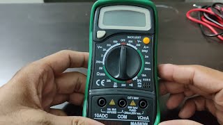 Mastech MAS830L (Multimeter)  How to change the battery