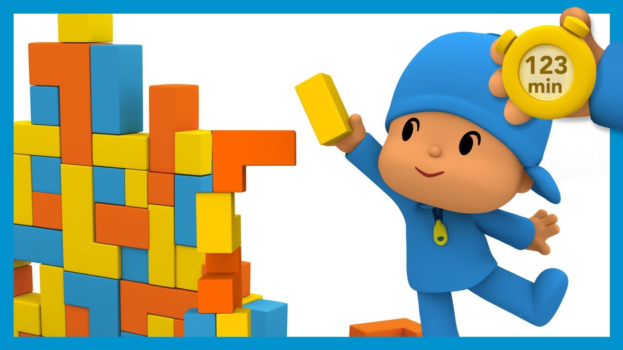 ♟ POCOYO E NINA - Blocos de montar [123 minutos]