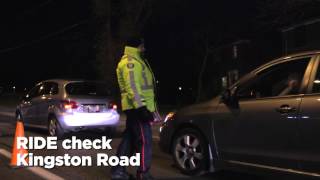 Holiday #RIDEchecks Saving Lives in Toronto #ArriveAlive