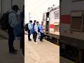 Crew members are changing at station 👮 #railway #dreamjob #locopilot #pilot #ytshorts #shyam_hembram