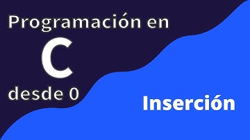 36. Ordenamiento por inserción | Programación en C desde cero