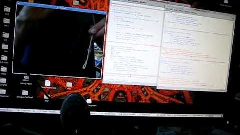 python openCV theremin test 1