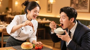 灰姑娘隨手做了碗蛋炒飯，沒想到治好了禁欲總裁的厭食症，100輛豪車接她回豪宅寵愛！#最火短剧推荐 #MiniDrama #精彩大陆短剧
