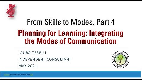 From Skills to Modes   Integrating the Modes of Communication 2021 05 19