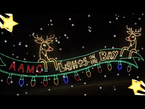 Videó: Lights on the Bay a Sandy Point State Parkban