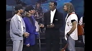 Bee Gees live performance & interview on Friday Night Videos 1993