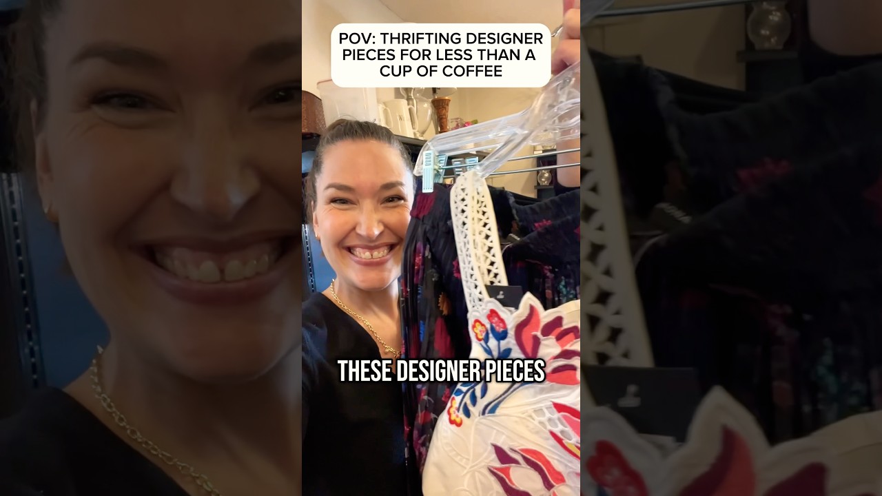 Thrifting Designer Pieces For Less Than A Cup Of ☕️ 