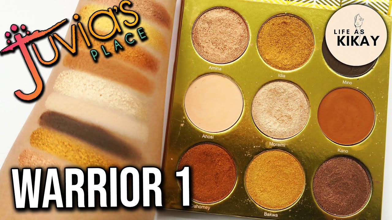 Juvia's Place Warrior 1 Palette Swatches