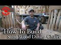 How To Build Solid Wood Sam Maloof Style Dining Chairs