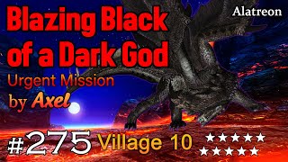 MHGU Chapter 275 Village 10 ★ BLAZING BLACK OF A DARK GOD Hunt Mission URGENT QUEST Gamepla