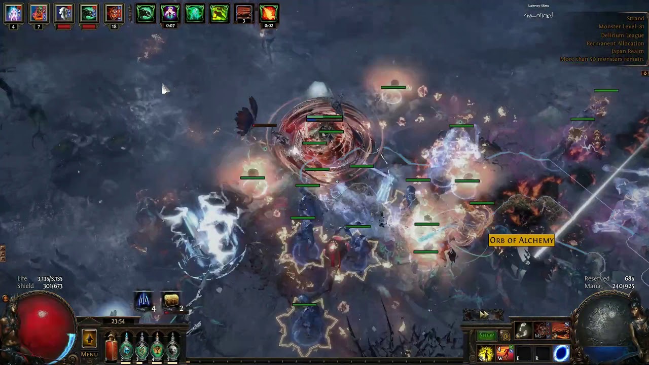 [POE]3.10 CWC Summon Raging Spirit T14 RUN - YouTube