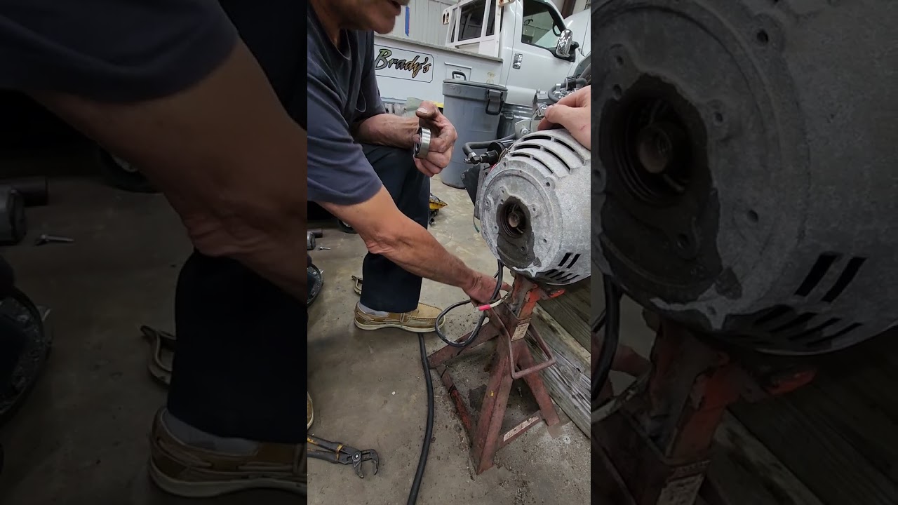 onan emerald stator/rotor bearing replacement.