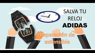 No tires tu reloj ADIDAS aprende a salvarlo de extensible - YouTube