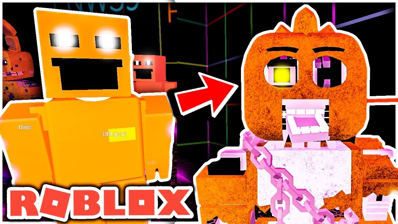 Unlocking The Chained Chica Badge Fnaf Roblox Rp Youtube