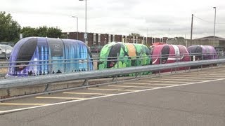 London Heathrow Pods (PRT) timelapse