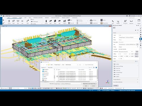 Tekla Structures 2021   Navisworks and Revit Import as Reference Models