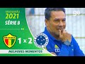 BRUSQUE 1 X 2 CRUZEIRO | MELHORES MOMENTOS | 16ª RODADA BRASILEIRÃO SÉRIE B 2021 | ge.globo