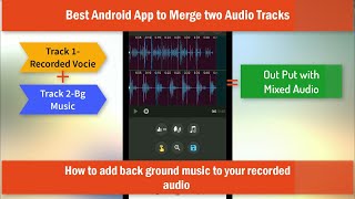 Add Back ground Music To voice Audio-Android app to mix two audio tracks screenshot 3