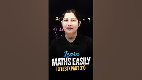 Learn Maths Easily 😍 - Maths IQ Test (Part 37) #maths #ytshorts #magnetbrains