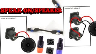 HOW TO WIRE SPEAK ON TO SPEAKER?