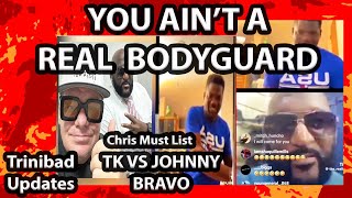 CHRIS MUST LIST BODYGUARD GETS ROASTED | JOHNNY BRAVO FAILS PART 1