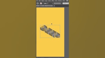Poster Design | Typography Deep Effect in Illustrator #Shorts