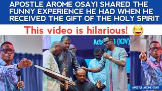 APST AROME OSAYI SHARED THE FUNNY EXPERIENCE HE HAD WHEN HE RECEIVED THE GIFT OF THE HOLY SPIRIT by 1Soaking Channel 5,581 views 3 weeks ago 30 minutes