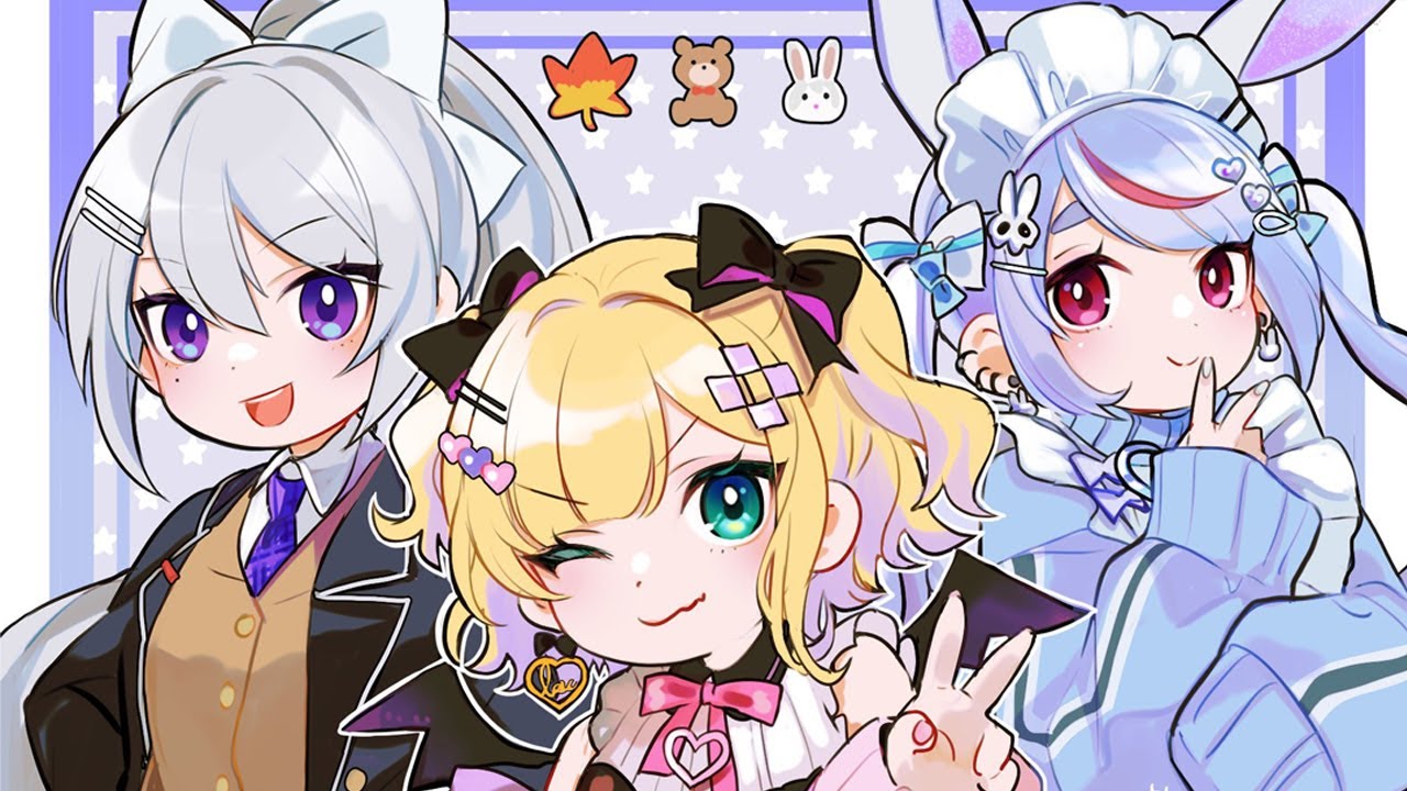 APEX】V最協S5カスタム前夜祭 w/胡桃のあﾁｬﾝ , 兎咲ミミﾁｬﾝ【にじさん