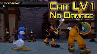 Hollow Bastion Revisit No Damage (Level 1 Critical Mode) - Kingdom Hearts 2 Final Mix