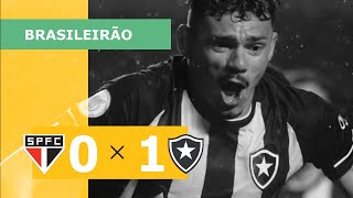 São Paulo 0 x 1 Botafogo - Gol - 09/10 - Brasileirão 2022