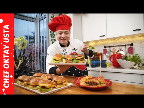 Evde HAMBURGER Nasıl Yapılır? | Oktay Usta