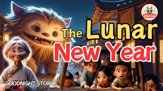 The Lunar New Year Story | Legend Of Nian | Bedtime Story for Kids 💤💤 | Alien Sasa 👽