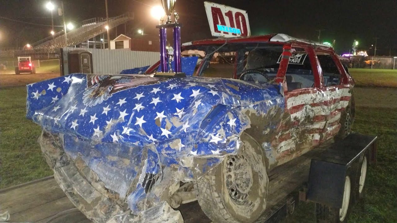 Branch County Fair 2023 FWD Stock class demolition derby YouTube