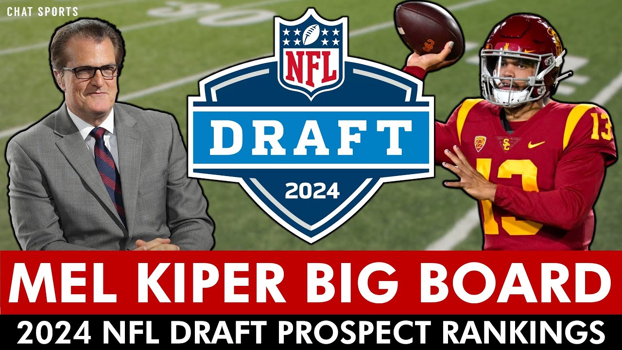 UPDATED Mel Kiper 2024 NFL Draft Big Board - Top 25 Draft Prospects Ft.  Michael Penix & Brock Bowers 