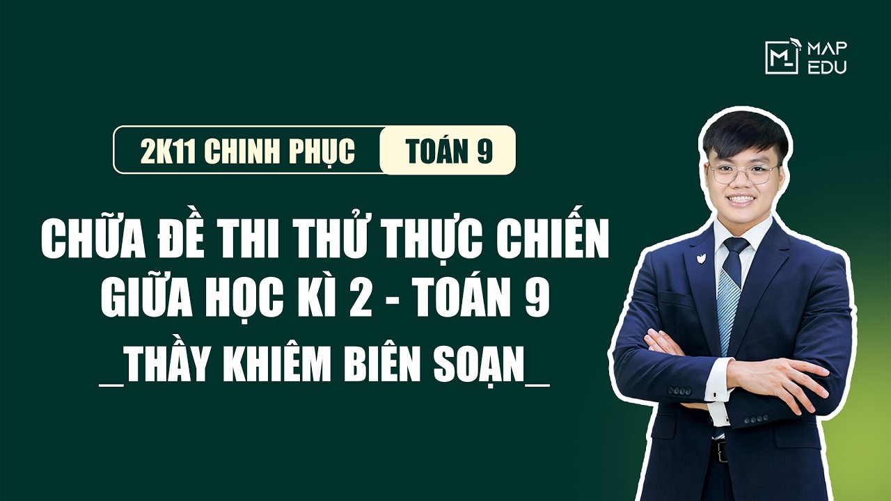 TOÁN 9 | CHỮA ĐỀ THI THỬ GIỮA HỌC KÌ 2 | LẤY GỐC TOÁN 9 - ÔN THI VÀO 10